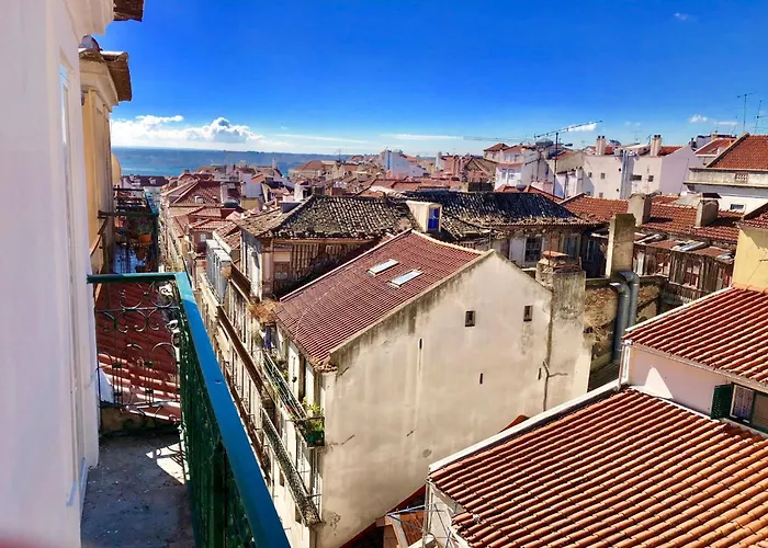 Downtown Penthouse Balcony River View * Lisboa